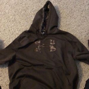 Under Armour brown camo hooded sweatshirt